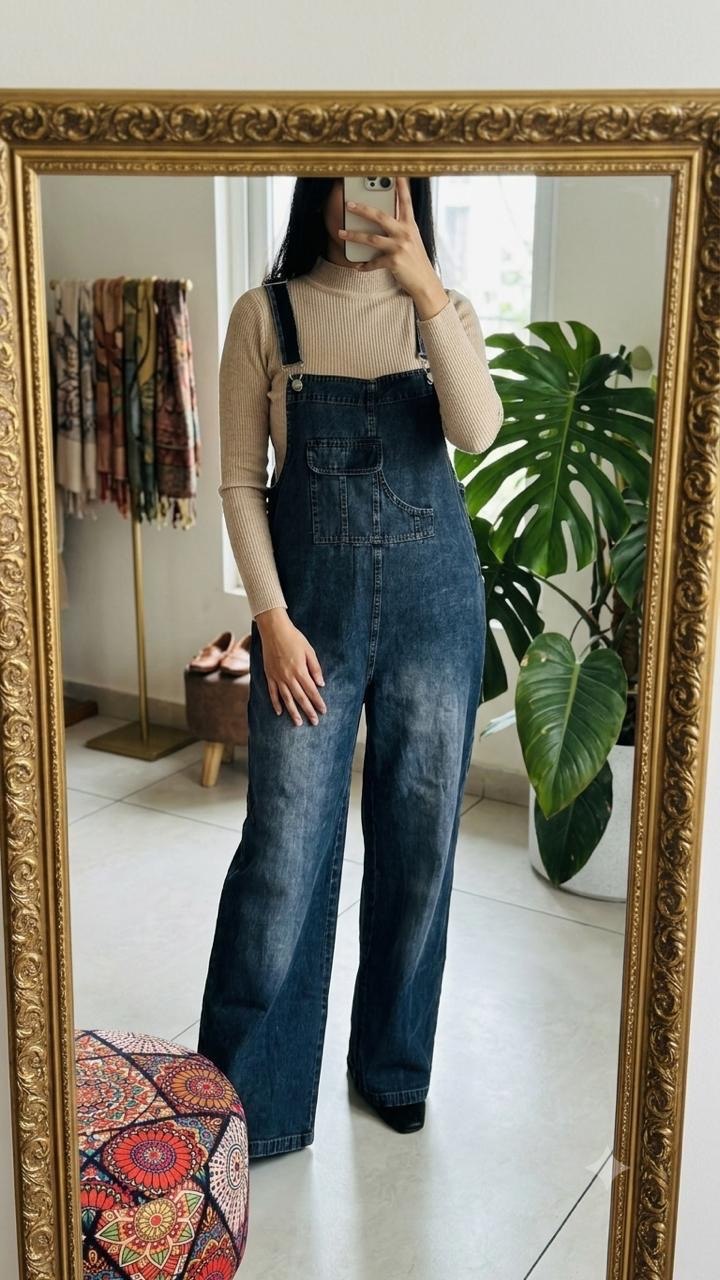 Denim Dungaree Jumpsuit