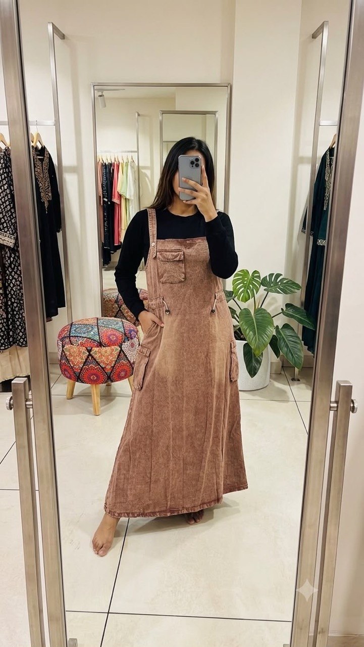 Cinder Pocket Maxi Pinafore