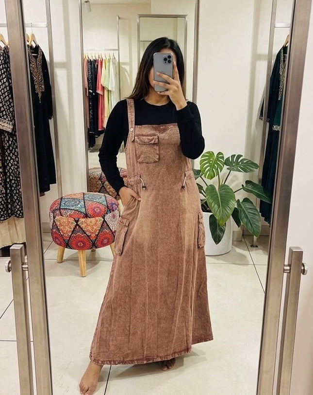 Cinder Pocket Maxi Pinafore