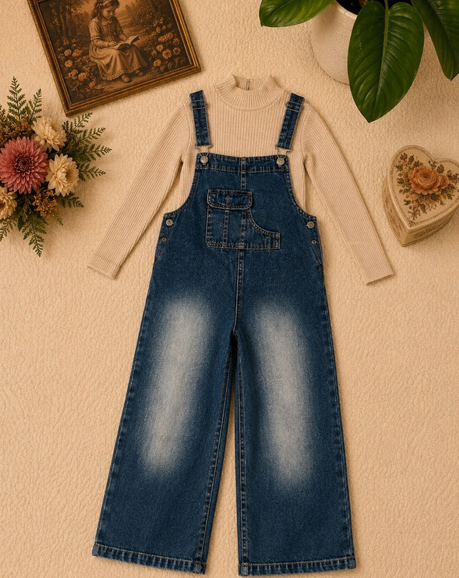 Denim Dungaree Jumpsuit