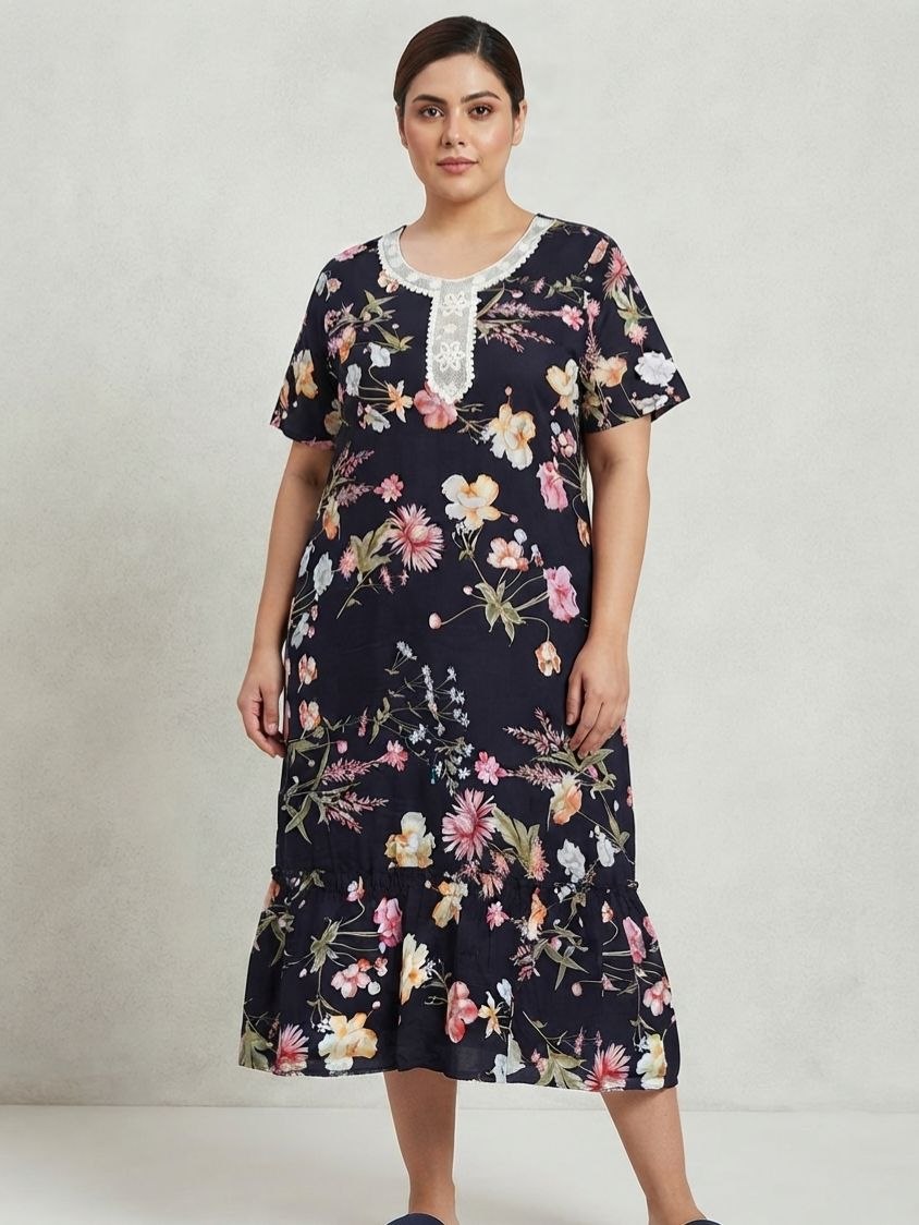 Midnight Rayon Nighty