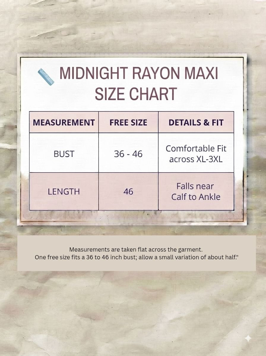 Midnight Rayon Nighty