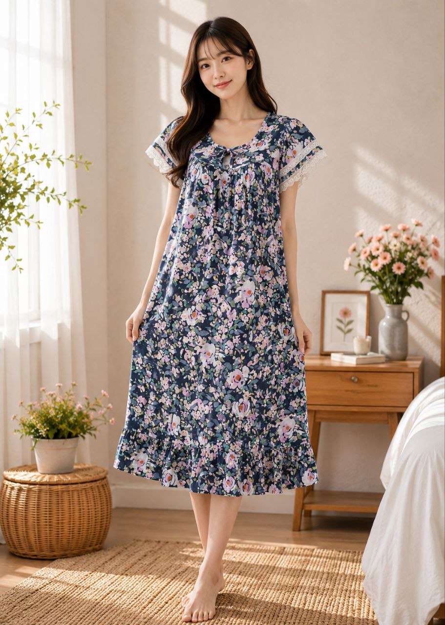 Soft Cotton Lace Maxi