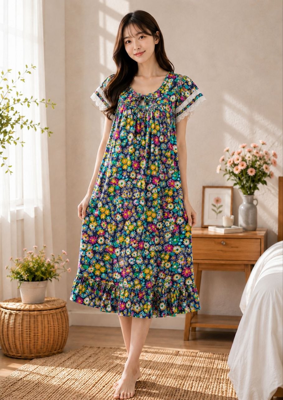 Soft Cotton Lace Maxi