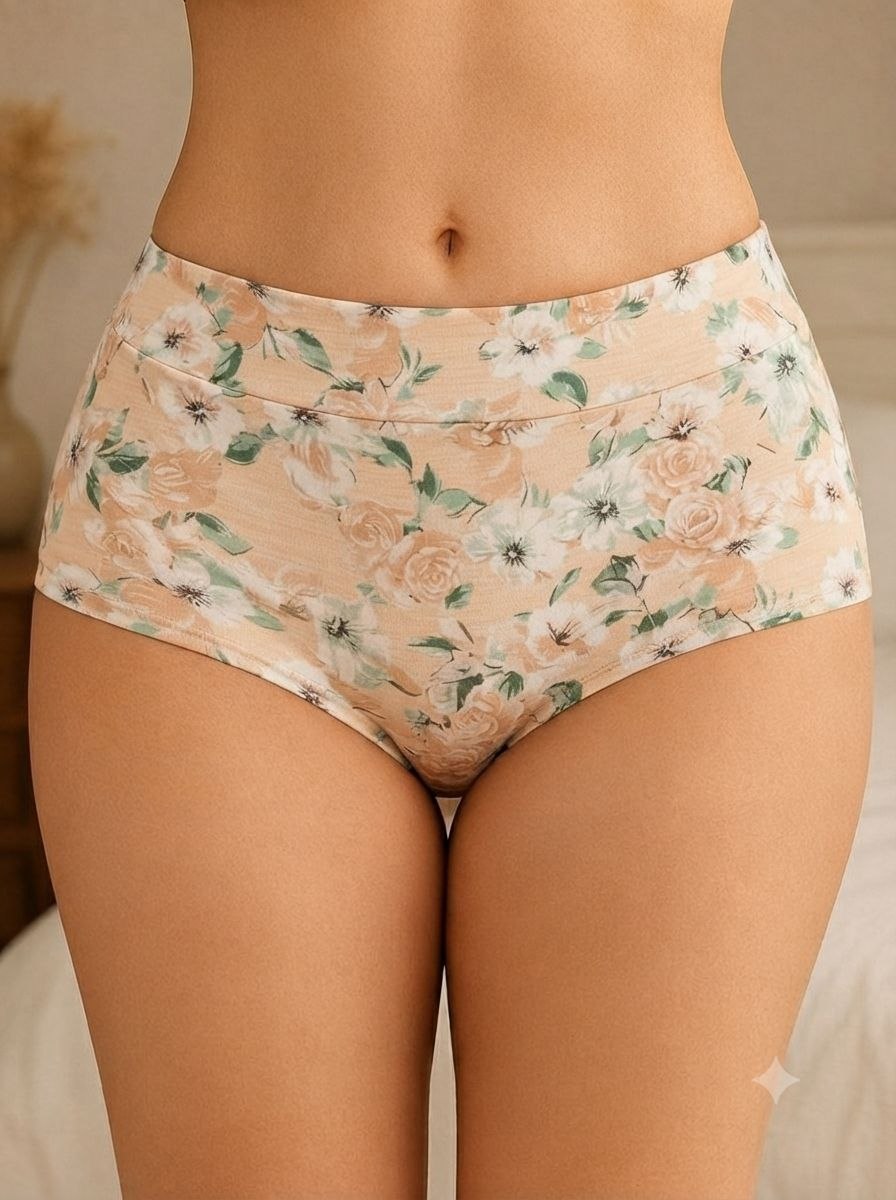 Printed Cotton Full Coverage Panties
