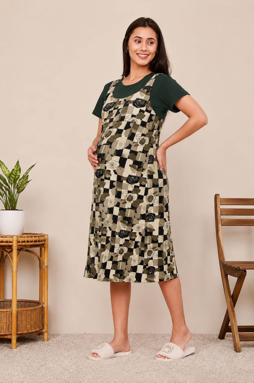 MumEase Printed Nighty