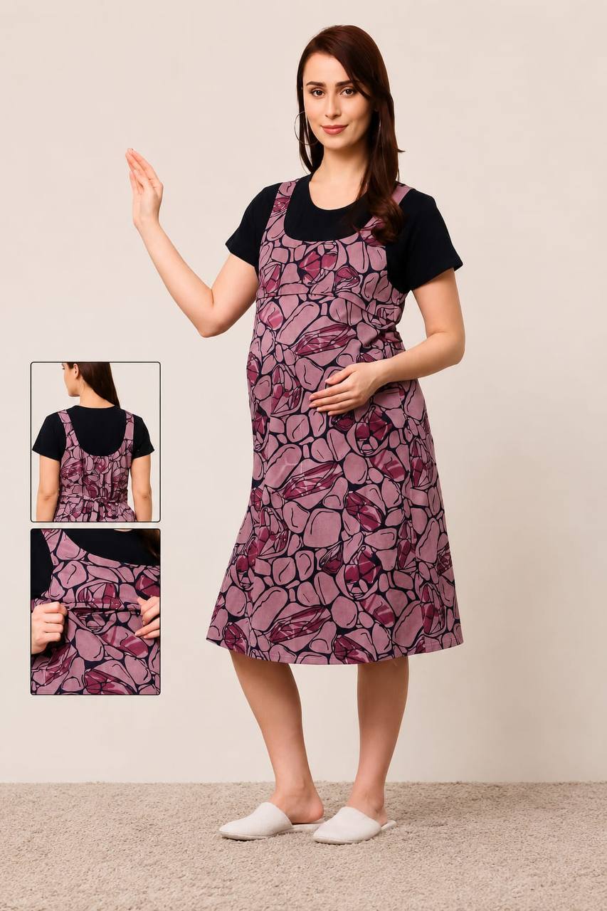 MumEase Printed Nighty