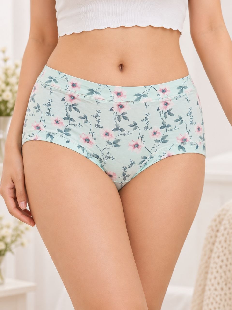 Floral Butterfly Panties M - XL