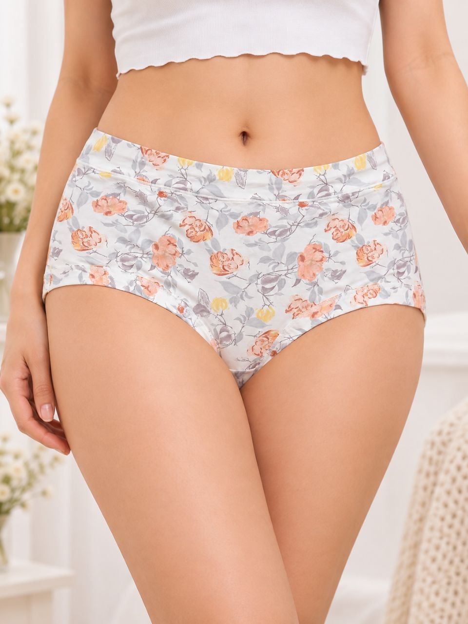 Floral Butterfly Panties M - XL