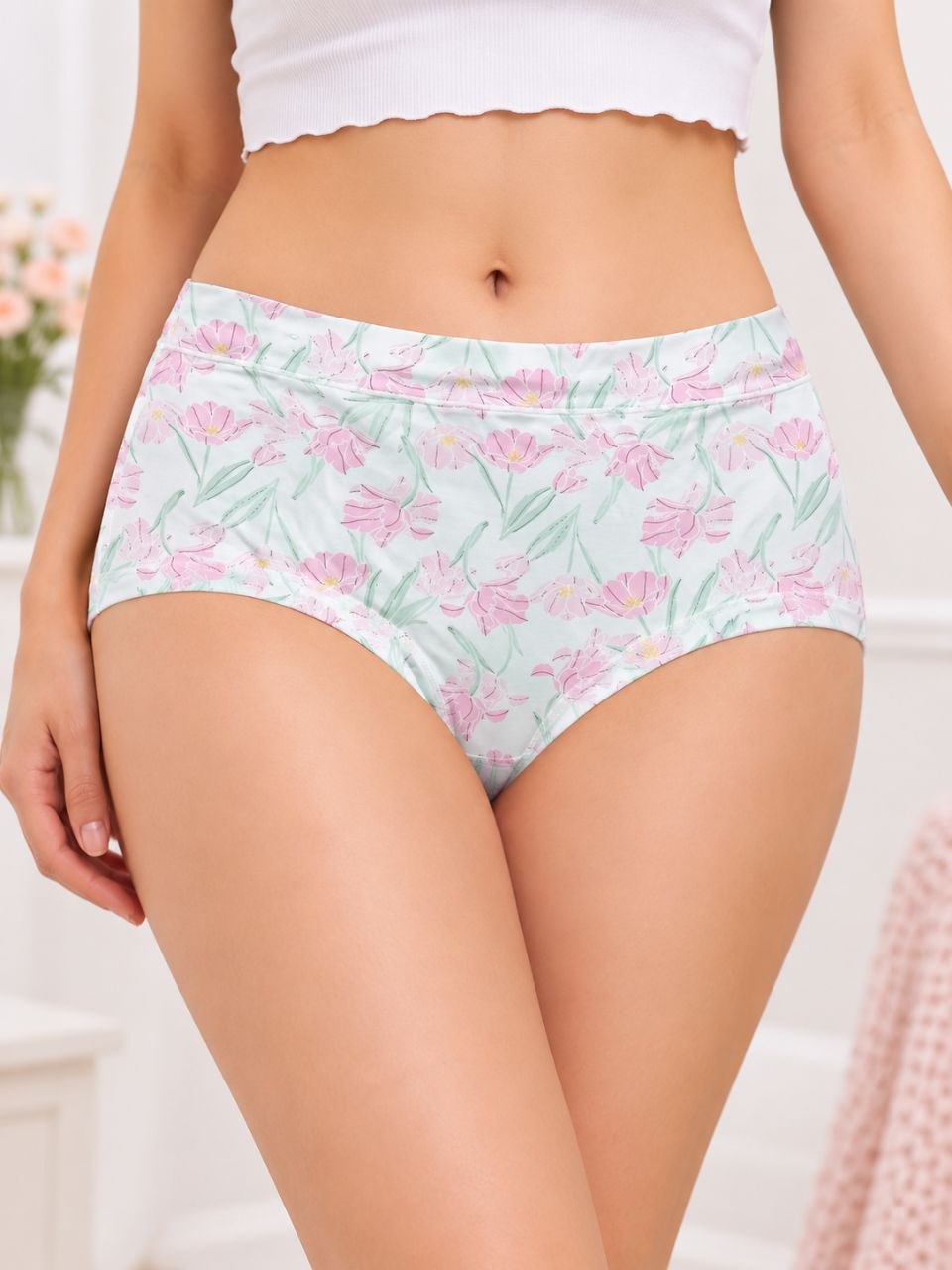 Floral Butterfly Panties M - XL