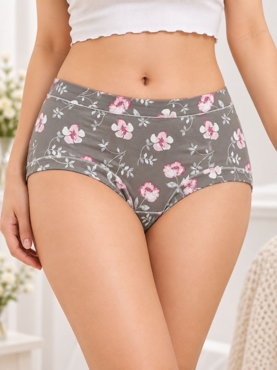 Floral Butterfly Panties M - XL