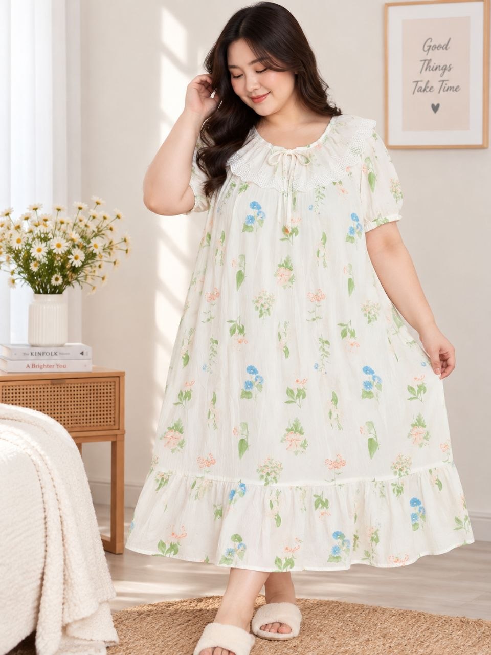 Lace Floral Maxi