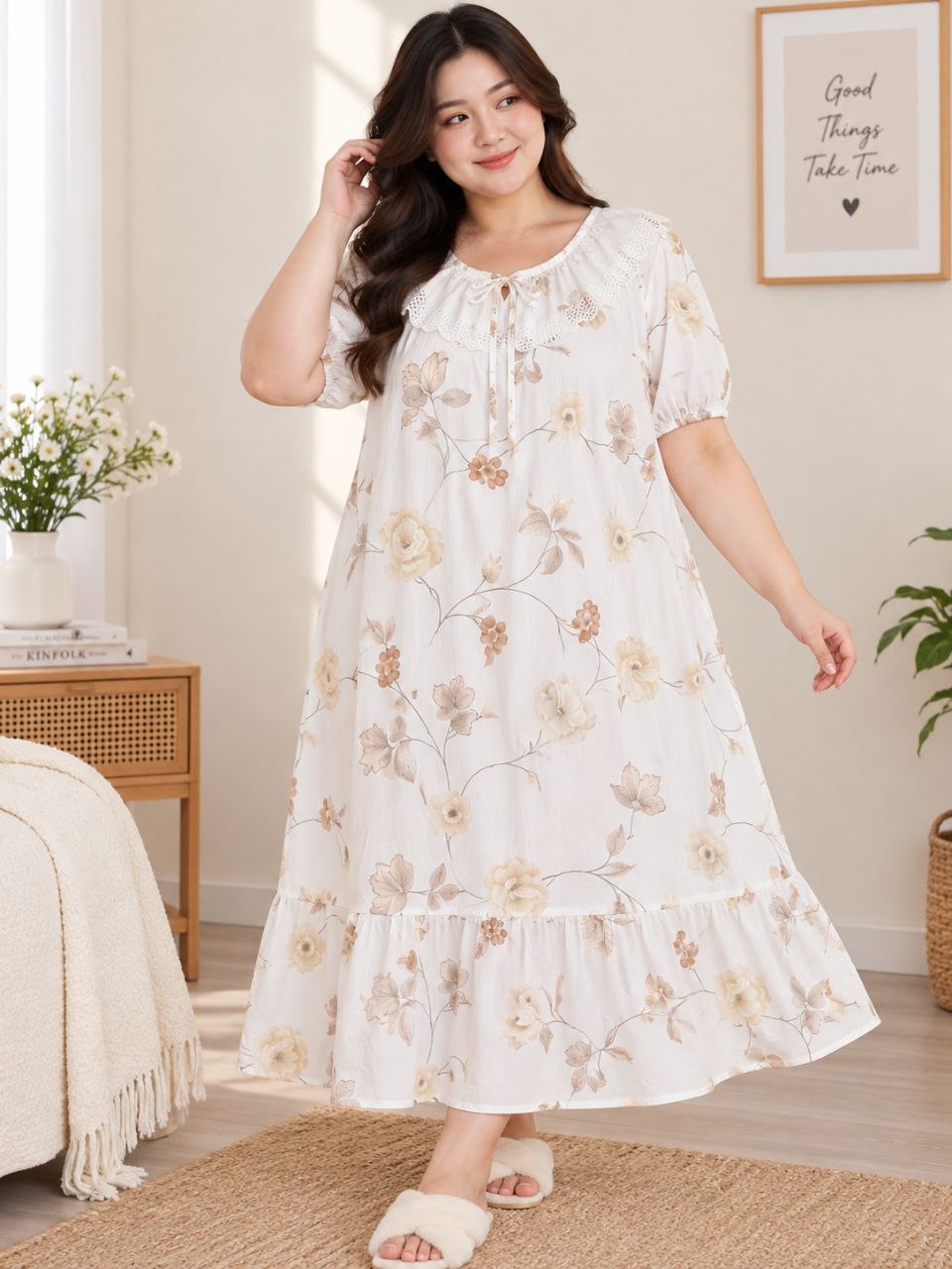 Lace Floral Maxi