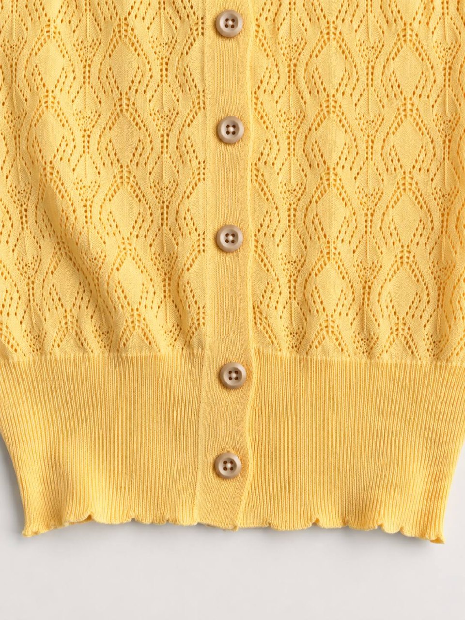 Lemon Lace Knit Top