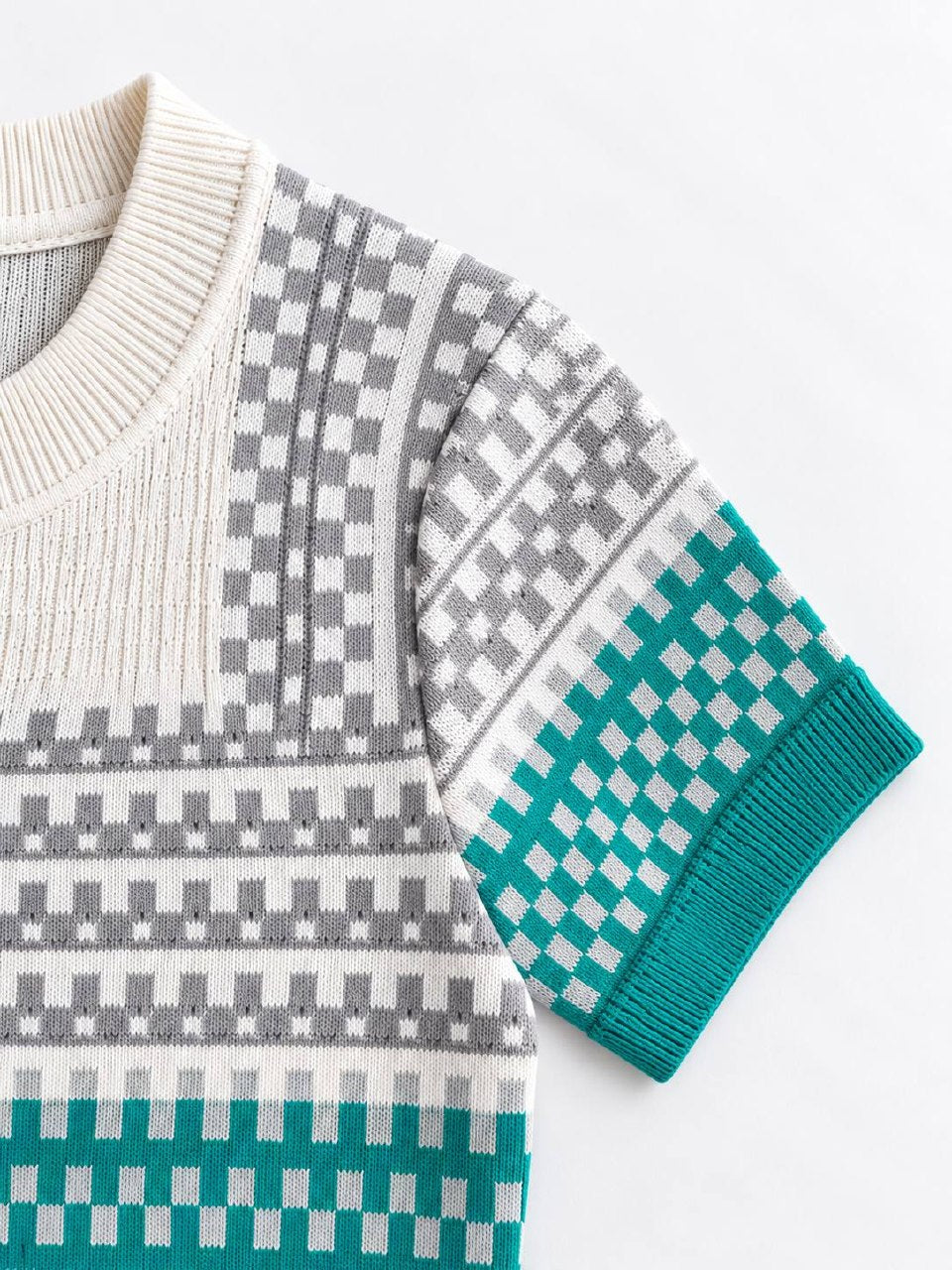 Teal Harmony Knit Top