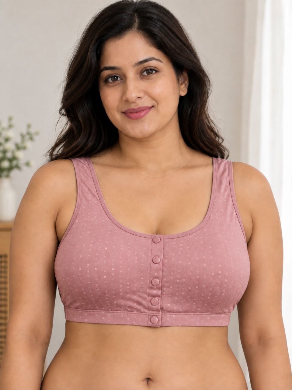 Front Open Bra - Dot