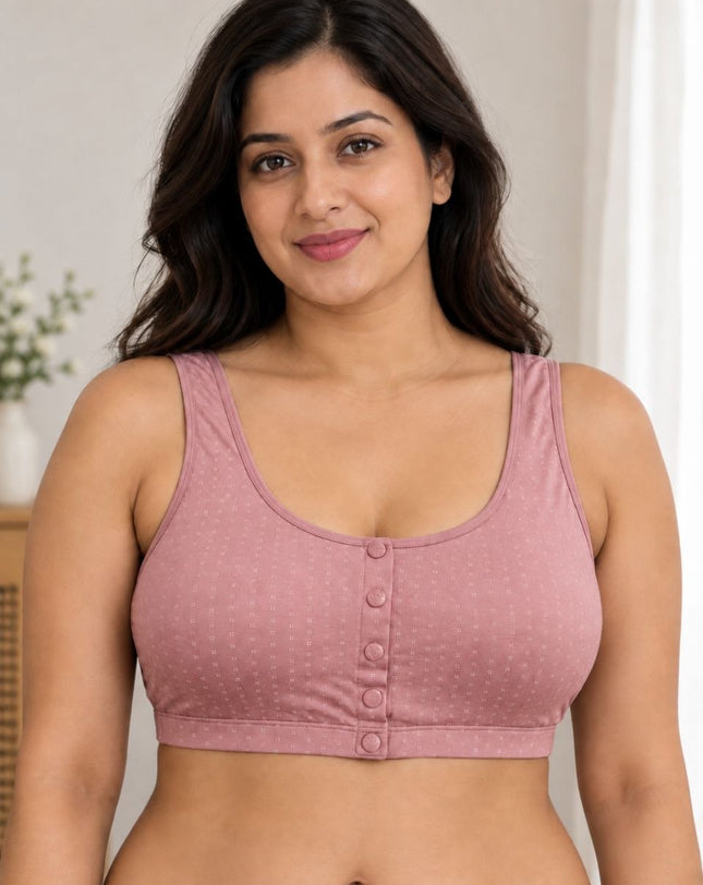 Front Open Bra - Dot