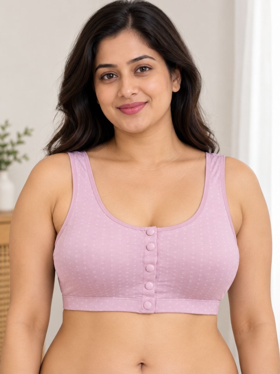 Front Open Bra - Dot