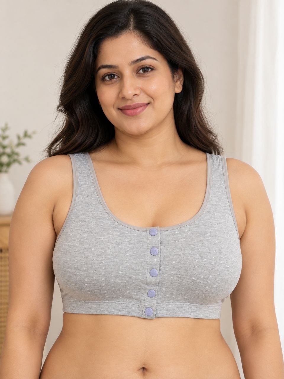 Front Open Bra - Dot