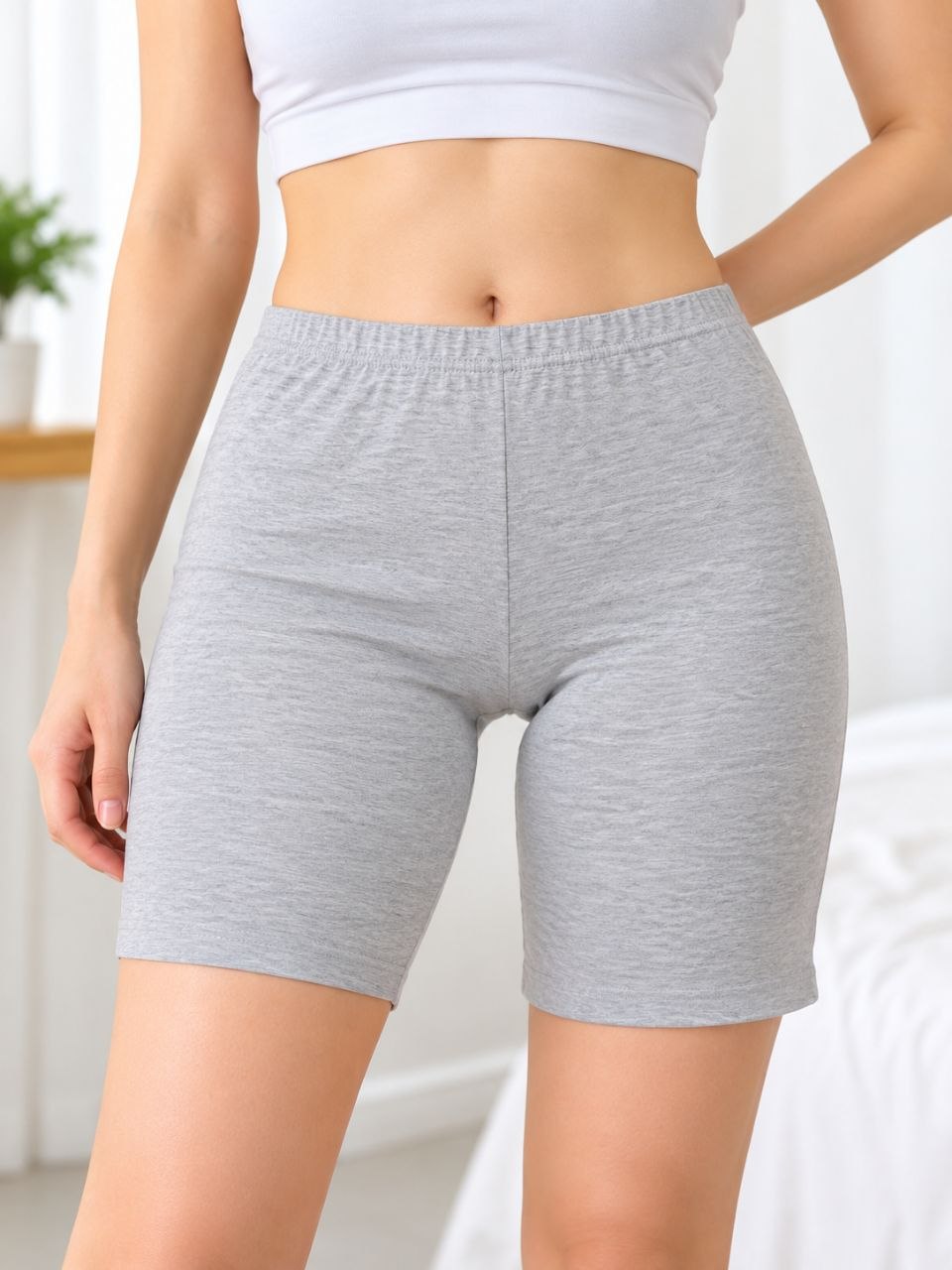 Lycra Cotton  Shorts - (85- 95)
