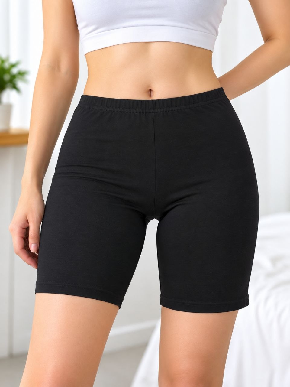 Lycra Cotton  Shorts - (85- 95)