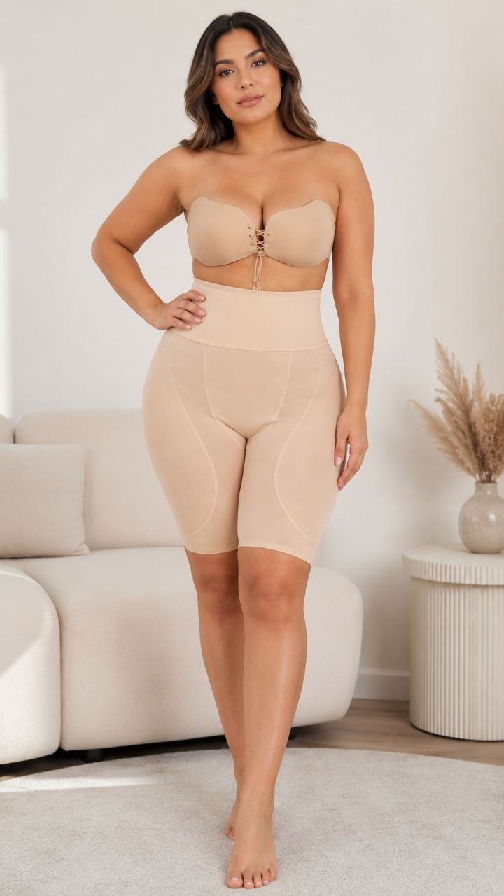 2 Padded Highwaist Shorts