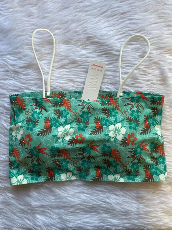 Noodle Strap Floral Bralette