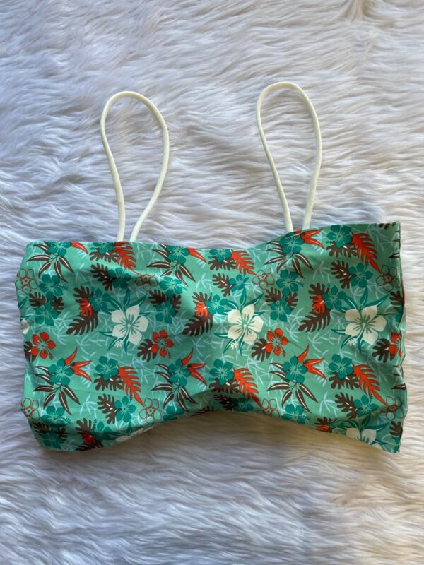 Noodle Strap Floral Bralette - Image 2