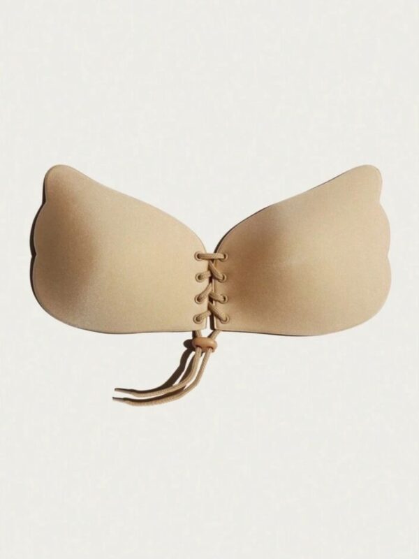 Invisible Silicon Gel Self-Adhesive Stick on Push up  Bra With Tie Tight